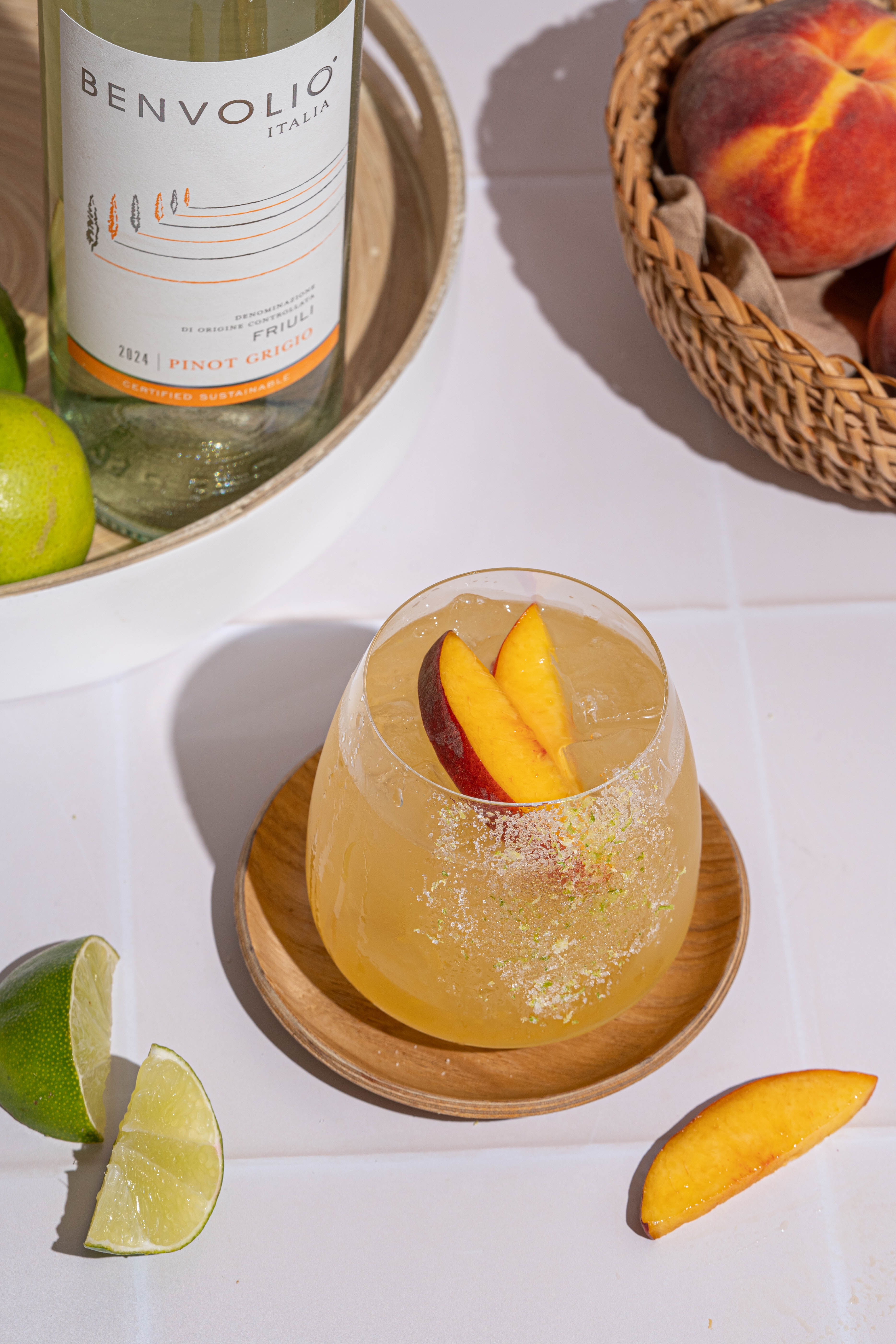 Peach and Pinot Margarita